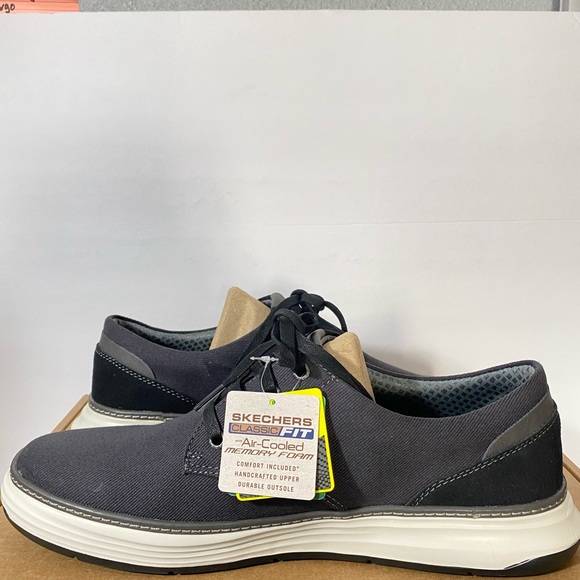 Skechers Men's Moreno Canvas Oxford Shoe size 13 - Picture 5 of 8